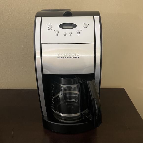 Cuisinart DGB-550BKP1 Automatic Coffeemaker Grind & Brew 12-Cup Glass Black - Picture 1 of 9